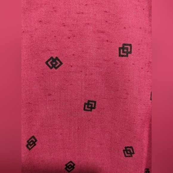 VINTAGE Shirtwaist Pin Up Day Dress Semi Sheer Rockabilly Button Up Collared S-L - Picture 5 of 15